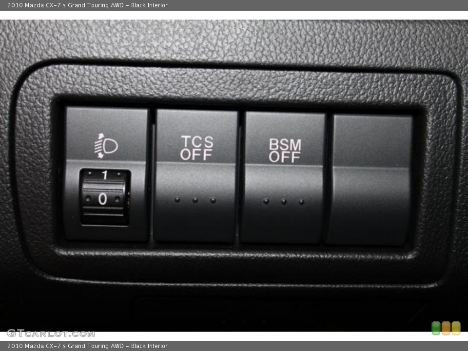 Black Interior Controls for the 2010 Mazda CX-7 s Grand Touring AWD #77720712