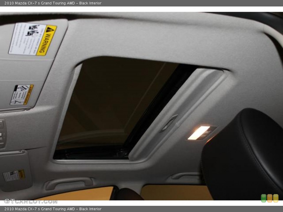 Black Interior Sunroof for the 2010 Mazda CX-7 s Grand Touring AWD #77720769