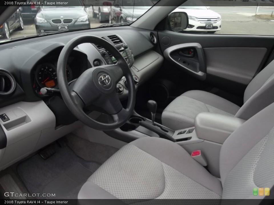 Taupe 2008 Toyota RAV4 Interiors