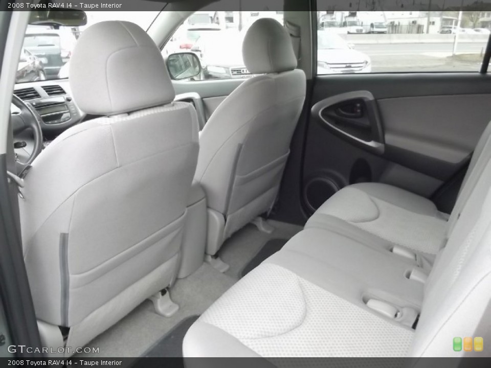Taupe Interior Rear Seat for the 2008 Toyota RAV4 I4 #77721368