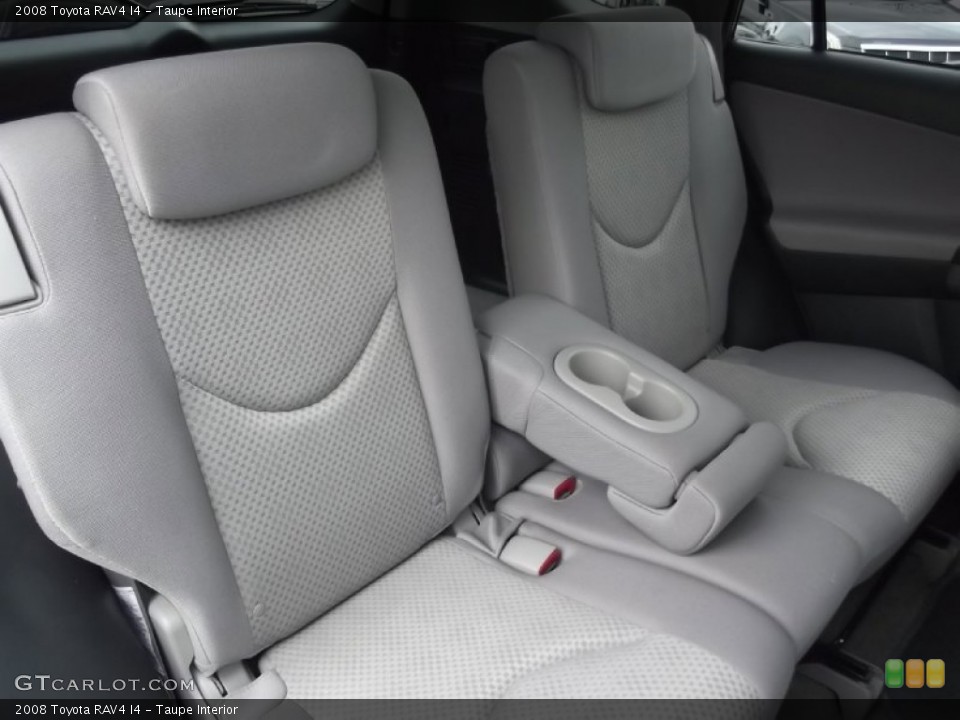 Taupe Interior Rear Seat for the 2008 Toyota RAV4 I4 #77721425