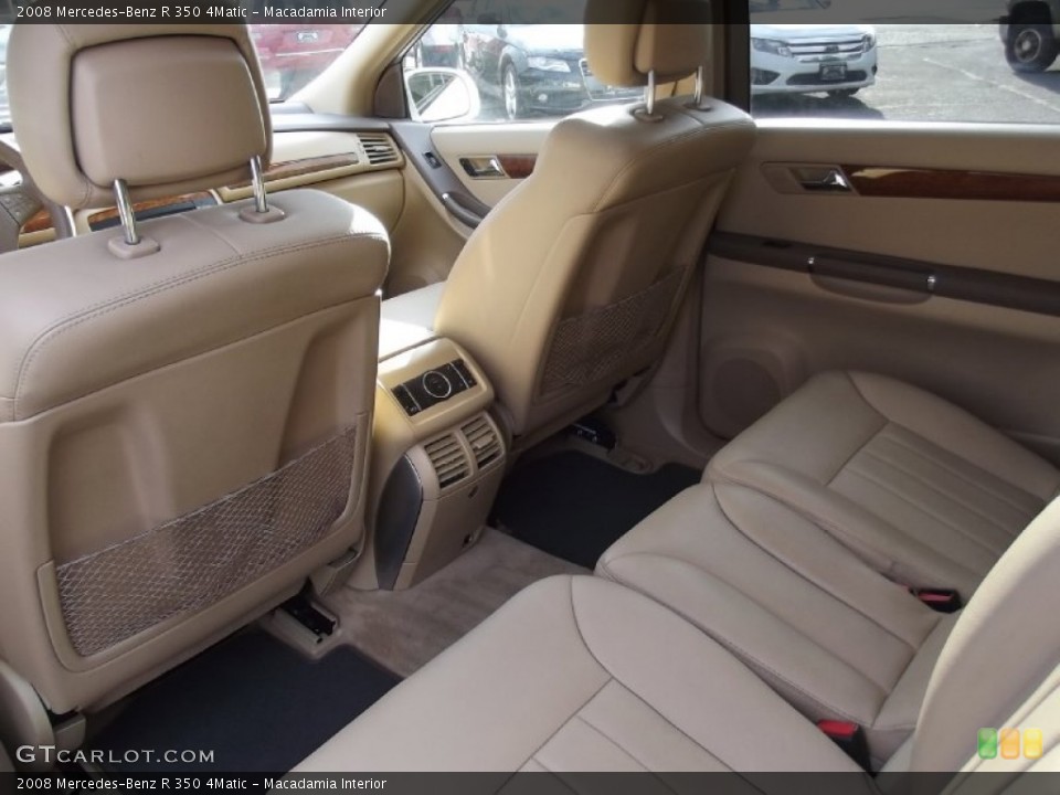 Macadamia Interior Rear Seat for the 2008 Mercedes-Benz R 350 4Matic #77722113