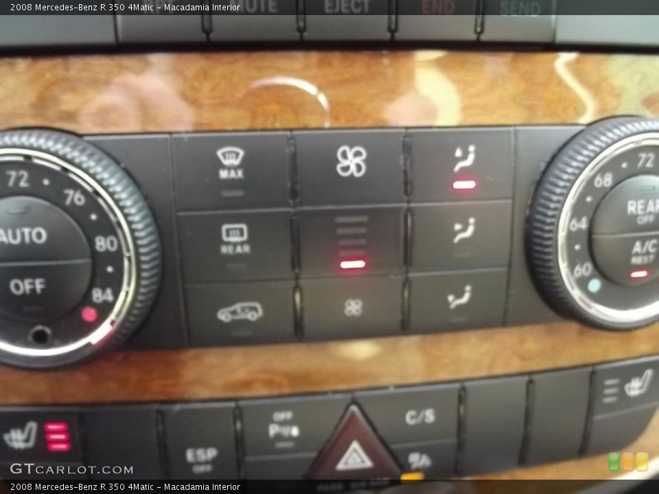 Macadamia Interior Controls for the 2008 Mercedes-Benz R 350 4Matic #77722293