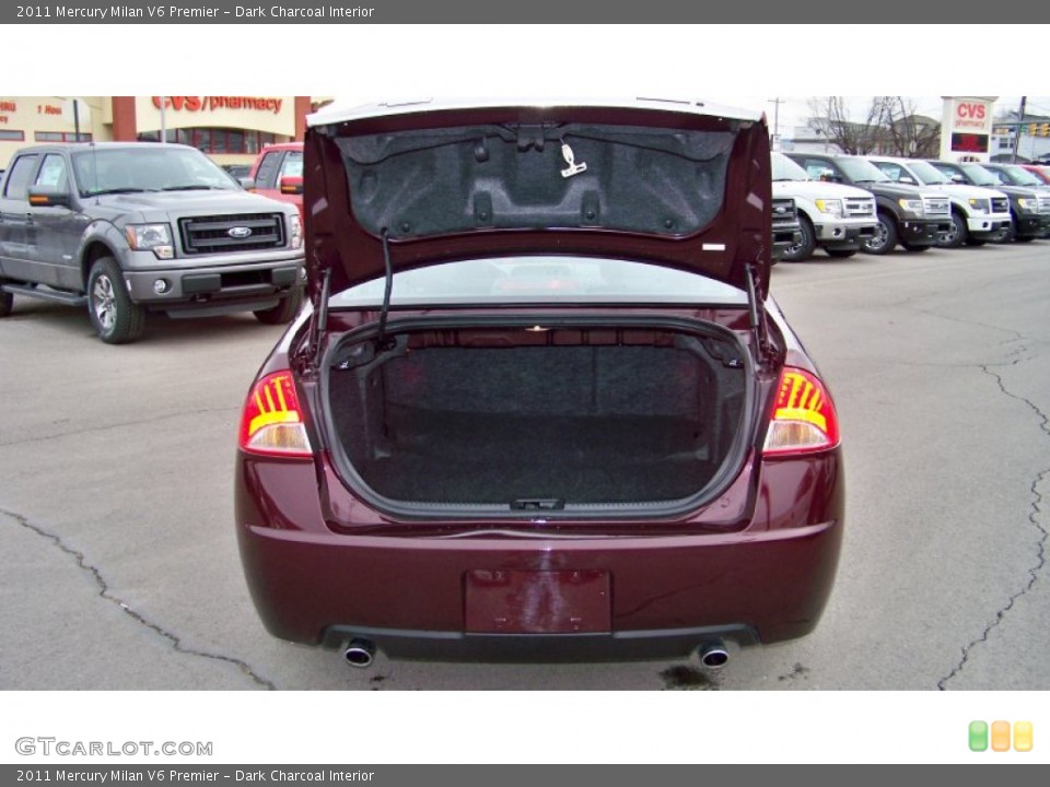 Dark Charcoal Interior Trunk for the 2011 Mercury Milan V6 Premier #77722461