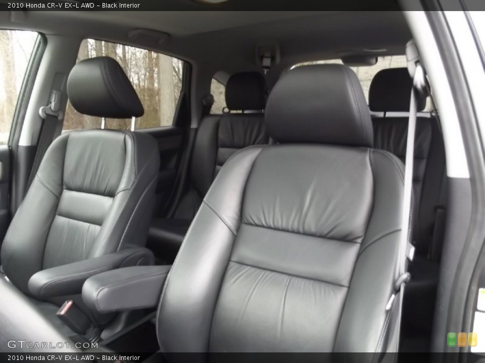 Black Interior Front Seat for the 2010 Honda CR-V EX-L AWD #77722908