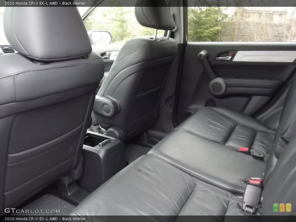 Black Interior Rear Seat for the 2010 Honda CR-V EX-L AWD #77722923