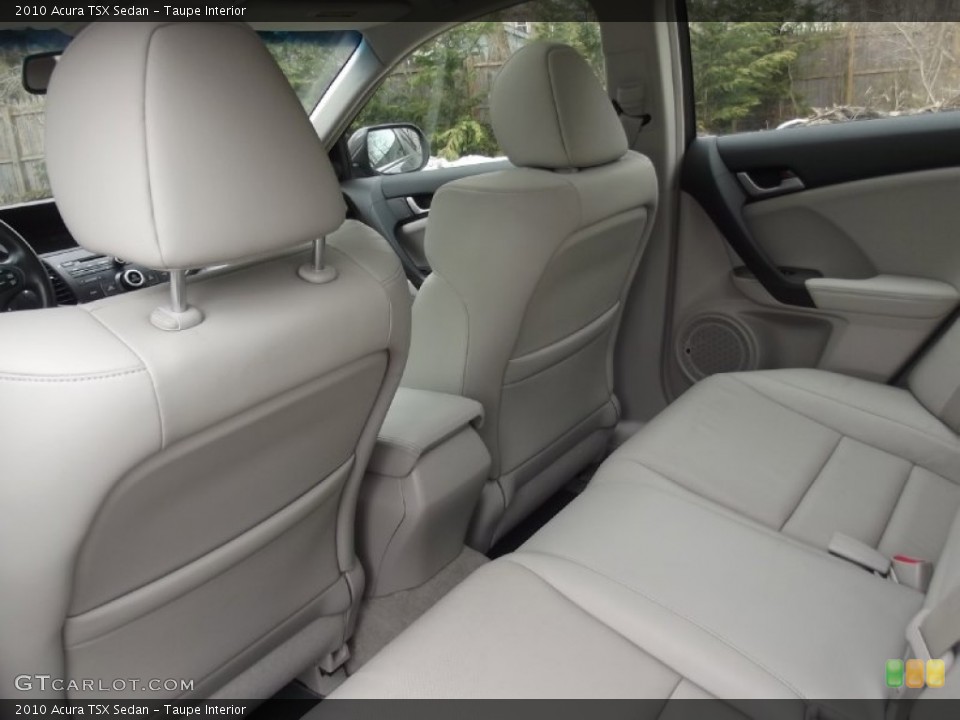 Taupe Interior Rear Seat for the 2010 Acura TSX Sedan #77723293
