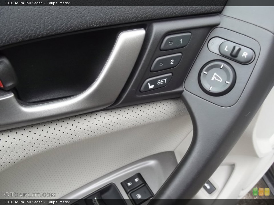 Taupe Interior Controls for the 2010 Acura TSX Sedan #77723407