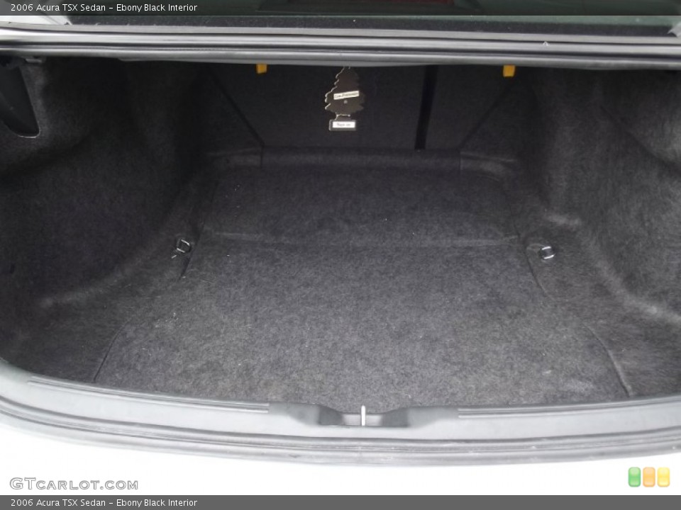 Ebony Black Interior Trunk for the 2006 Acura TSX Sedan #77723673