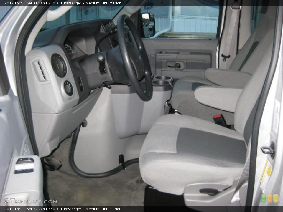 Medium Flint Interior Front Seat for the 2012 Ford E Series Van E350 XLT Passenger #77723895