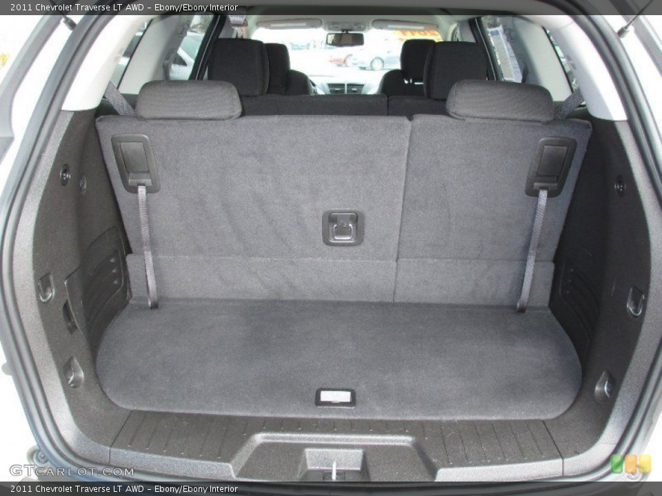 Ebony/Ebony Interior Trunk for the 2011 Chevrolet Traverse LT AWD #77725224