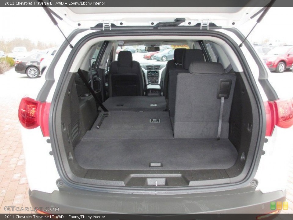 Ebony/Ebony Interior Trunk for the 2011 Chevrolet Traverse LT AWD #77725230