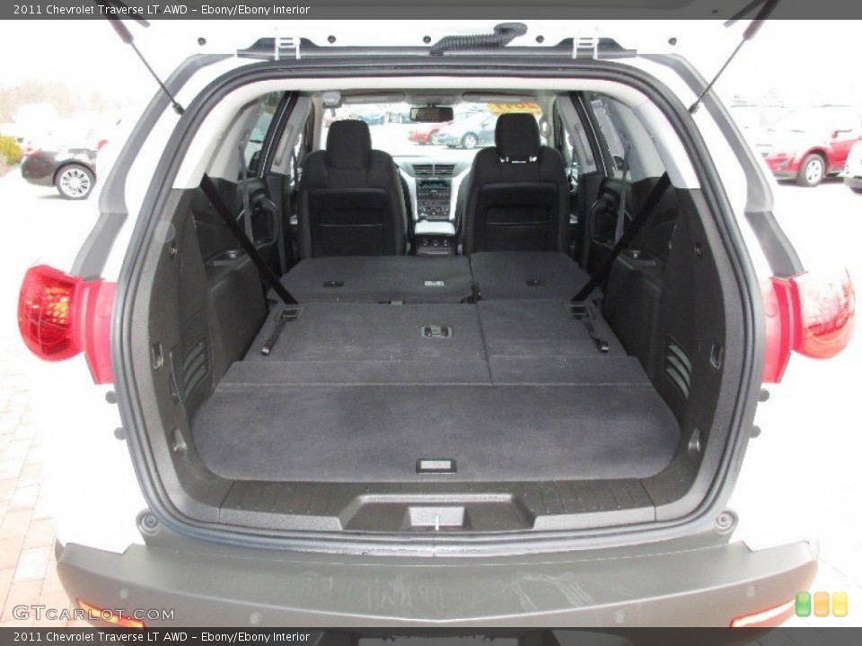 Ebony/Ebony Interior Trunk for the 2011 Chevrolet Traverse LT AWD #77725233