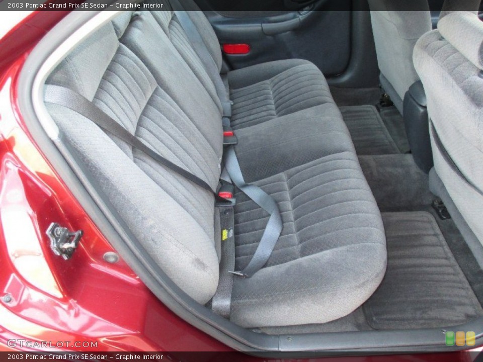 Graphite Interior Rear Seat for the 2003 Pontiac Grand Prix SE Sedan #77725437