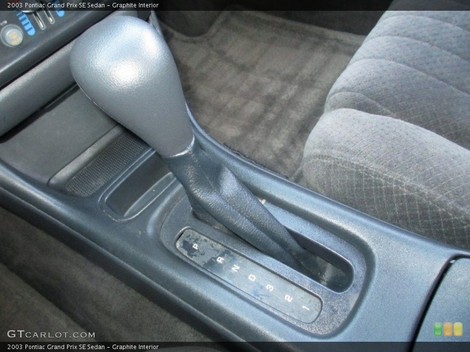 Graphite Interior Transmission for the 2003 Pontiac Grand Prix SE Sedan #77725449