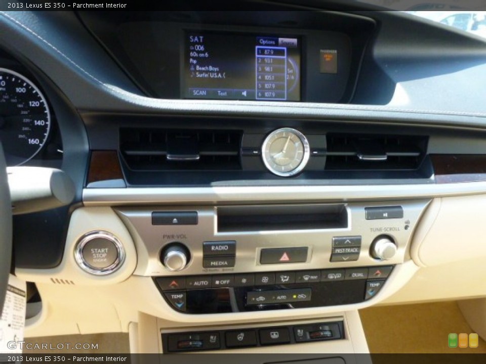 Parchment Interior Controls for the 2013 Lexus ES 350 #77725797