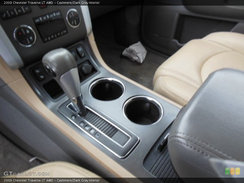 Cashmere/Dark Gray Interior Transmission for the 2009 Chevrolet Traverse LT AWD #77726580
