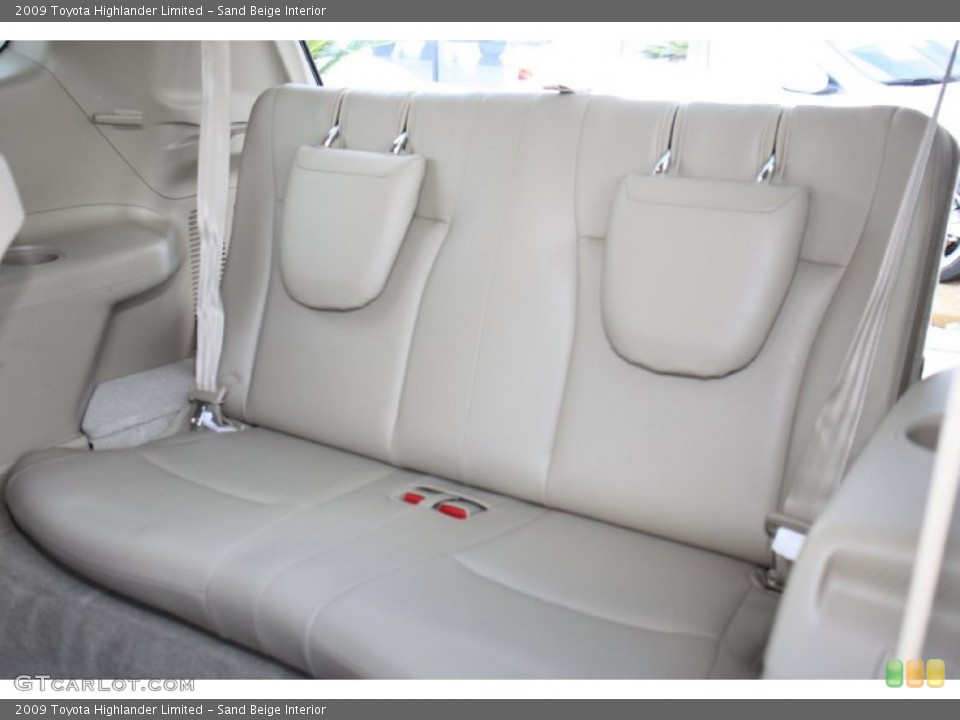 Sand Beige 2009 Toyota Highlander Interiors