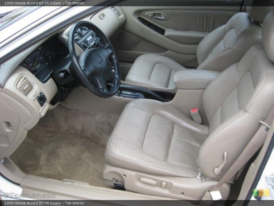 Tan Interior Photo for the 1999 Honda Accord EX V6 Coupe #77727676