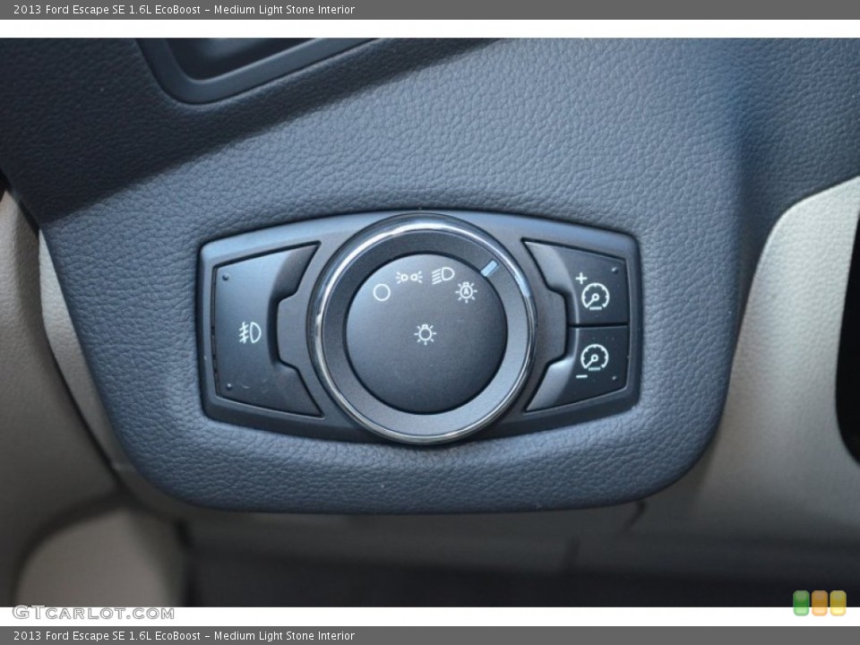 Medium Light Stone Interior Controls for the 2013 Ford Escape SE 1.6L EcoBoost #77727894