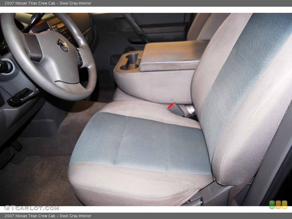 Steel Gray Interior Photo for the 2007 Nissan Titan Crew Cab #77728809