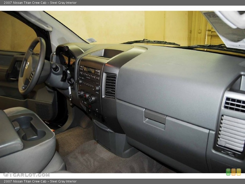 Steel Gray Interior Dashboard for the 2007 Nissan Titan Crew Cab #77729025
