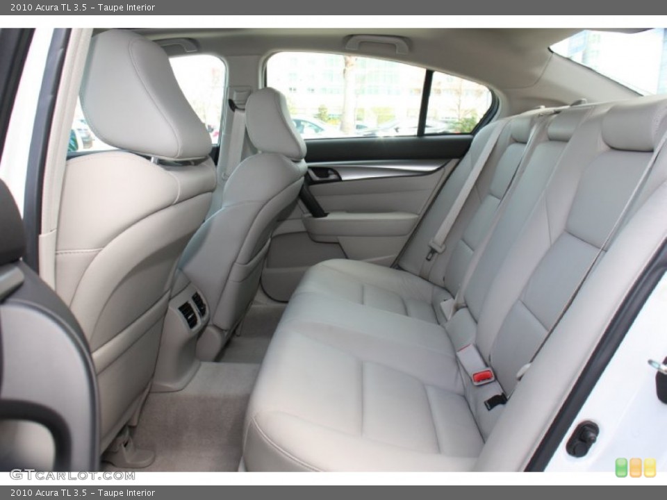 Taupe Interior Rear Seat for the 2010 Acura TL 3.5 #77729115