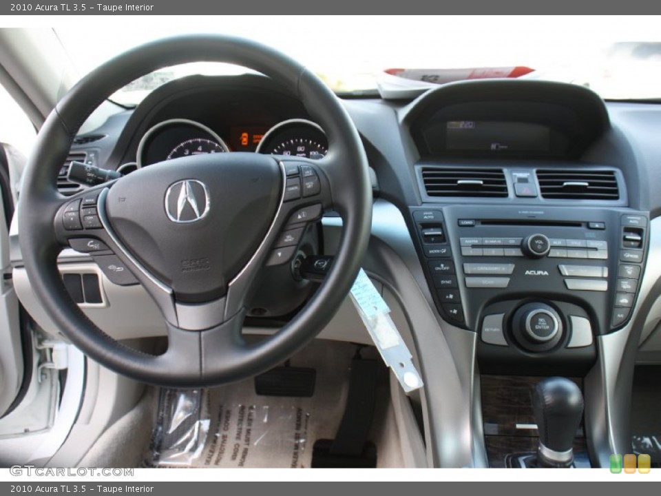 Taupe Interior Dashboard for the 2010 Acura TL 3.5 #77729301