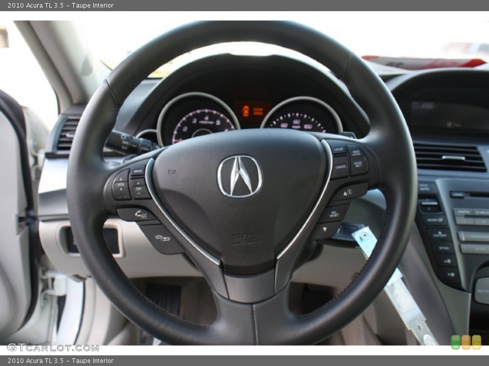Taupe Interior Steering Wheel for the 2010 Acura TL 3.5 #77729320