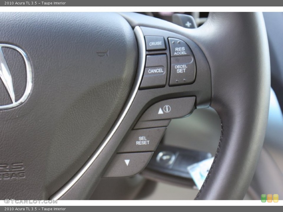 Taupe Interior Controls for the 2010 Acura TL 3.5 #77729430