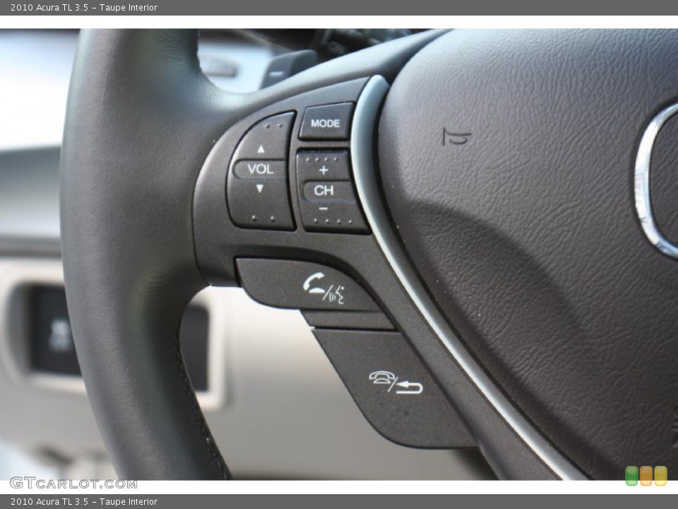 Taupe Interior Controls for the 2010 Acura TL 3.5 #77729445