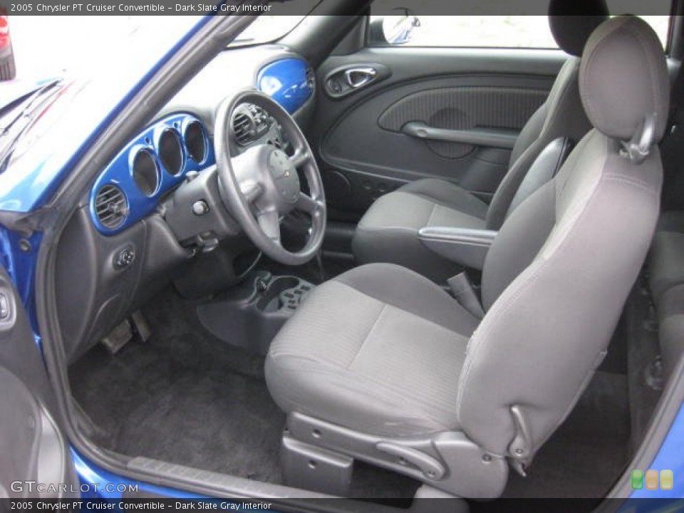 Dark Slate Gray Interior Photo for the 2005 Chrysler PT Cruiser Convertible #77729622