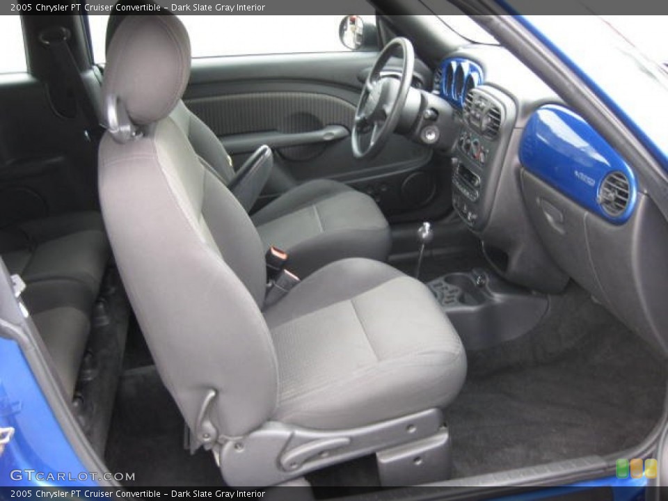 Dark Slate Gray Interior Photo for the 2005 Chrysler PT Cruiser Convertible #77729697