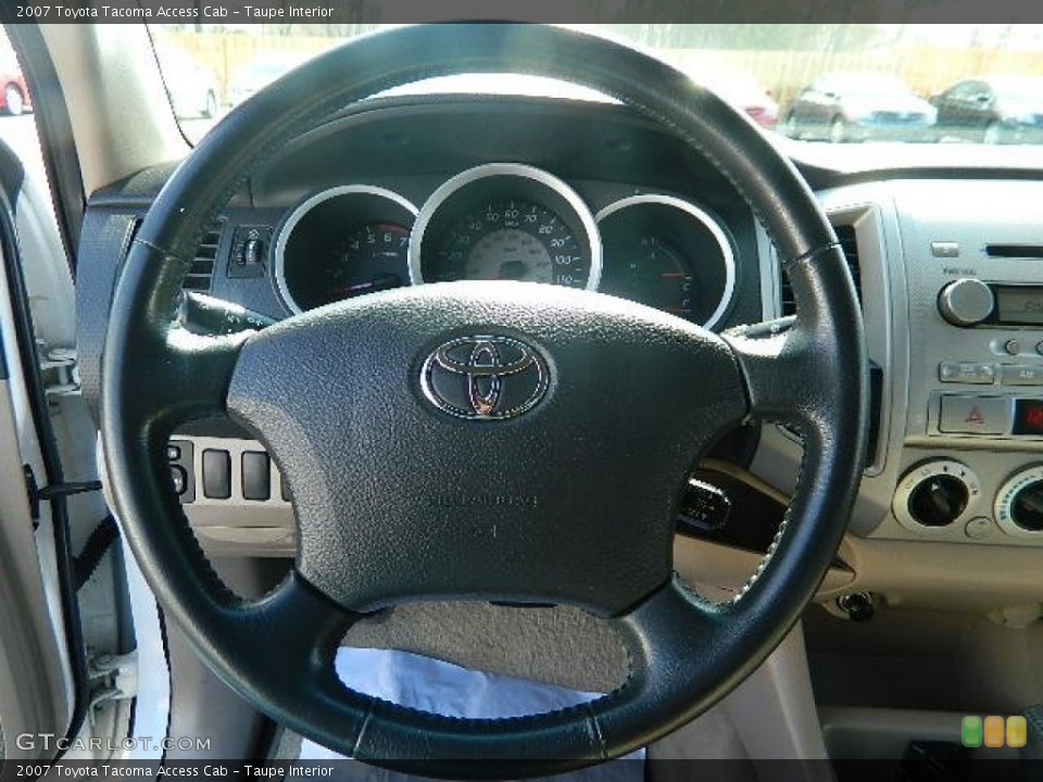 Taupe Interior Steering Wheel for the 2007 Toyota Tacoma Access Cab #77730099