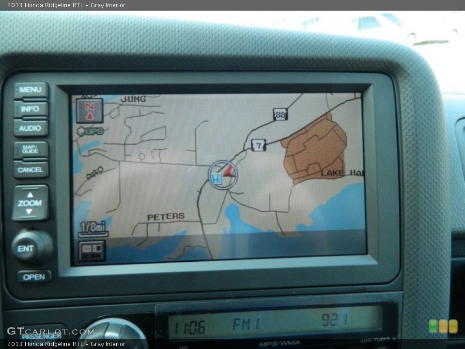 Gray Interior Navigation for the 2013 Honda Ridgeline RTL #77730108