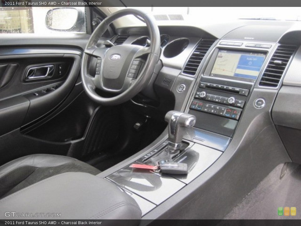 Charcoal Black Interior Dashboard for the 2011 Ford Taurus SHO AWD #77730419