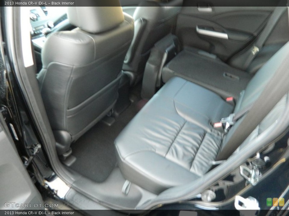 Black Interior Rear Seat for the 2013 Honda CR-V EX-L #77730451