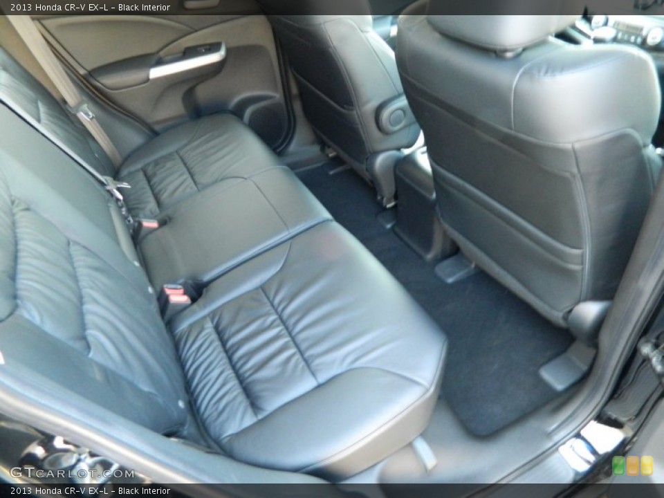 Black Interior Rear Seat for the 2013 Honda CR-V EX-L #77730540