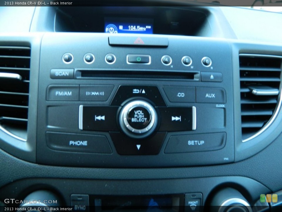 Black Interior Audio System for the 2013 Honda CR-V EX-L #77730638