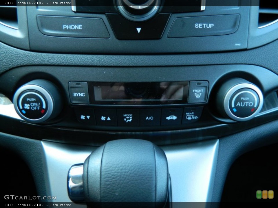 Black Interior Controls for the 2013 Honda CR-V EX-L #77730666