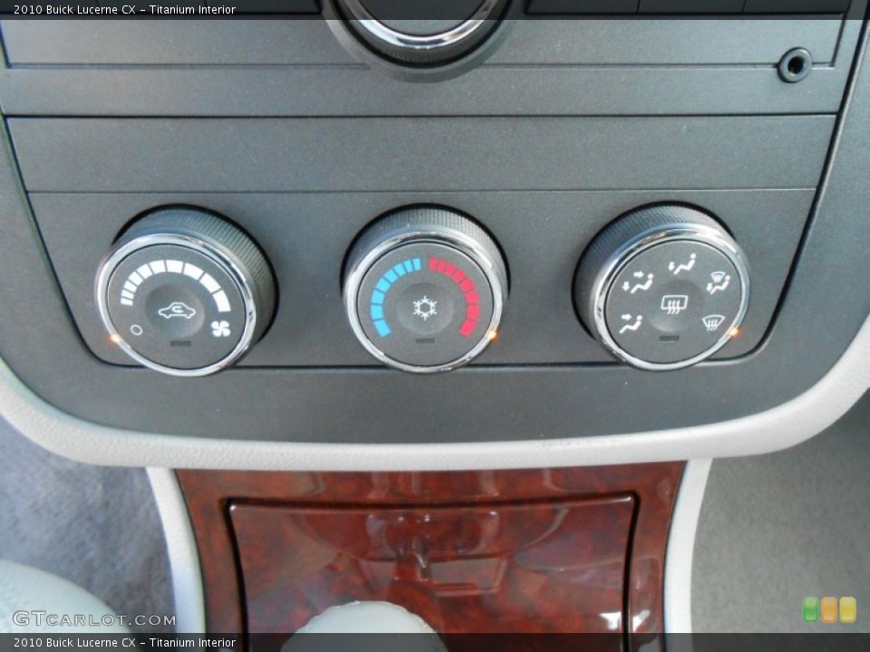 Titanium Interior Controls for the 2010 Buick Lucerne CX #77731293