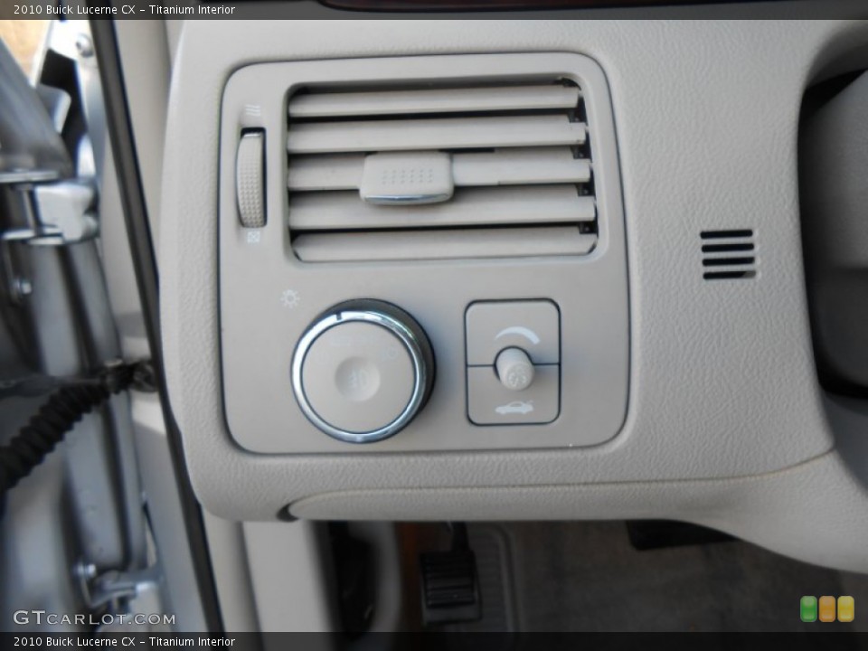 Titanium Interior Controls for the 2010 Buick Lucerne CX #77731392