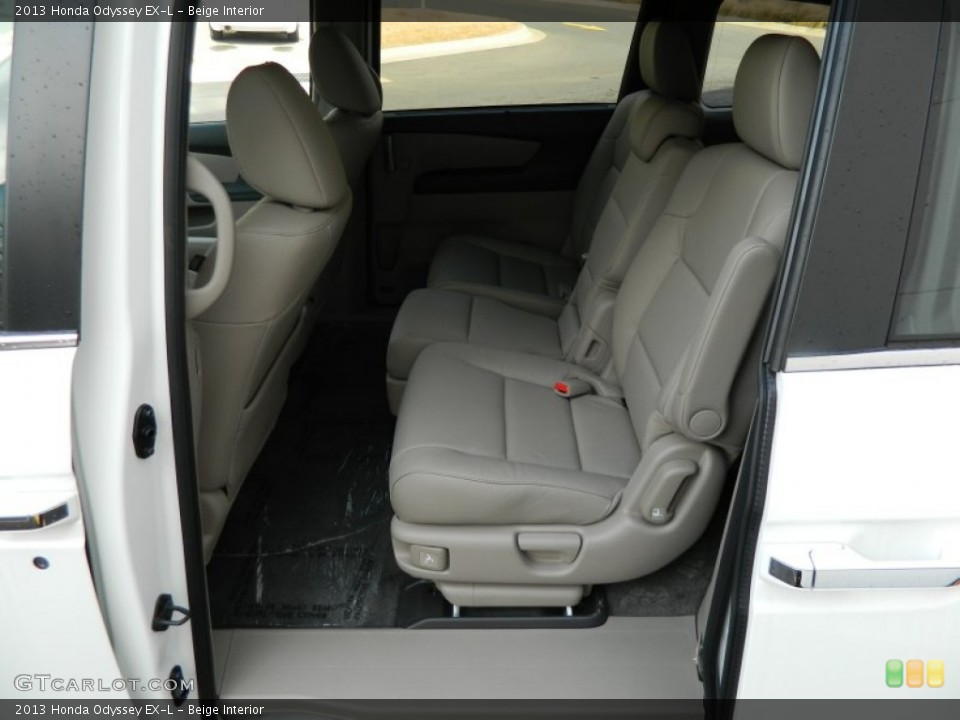 Beige Interior Rear Seat for the 2013 Honda Odyssey EX-L #77731954