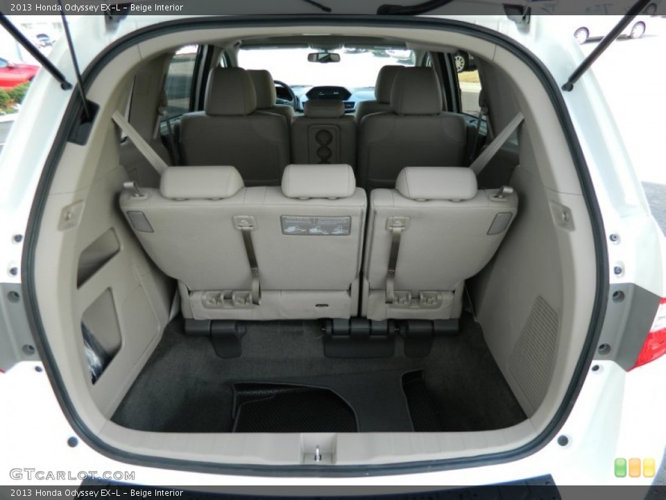 Beige Interior Trunk for the 2013 Honda Odyssey EX-L #77731975