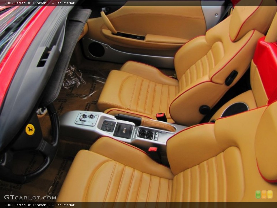 Tan Interior Front Seat for the 2004 Ferrari 360 Spider F1 #77733253