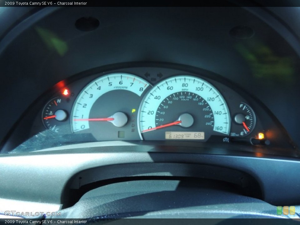 Charcoal Interior Gauges for the 2009 Toyota Camry SE V6 #77734552