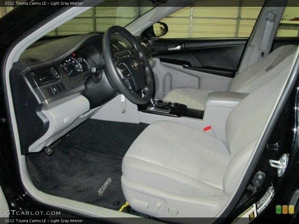 Light Gray 2012 Toyota Camry Interiors