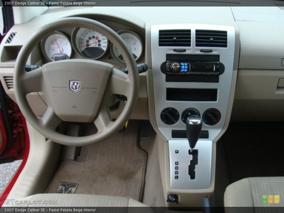 Pastel Pebble Beige Interior Dashboard for the 2007 Dodge Caliber SE #77736084