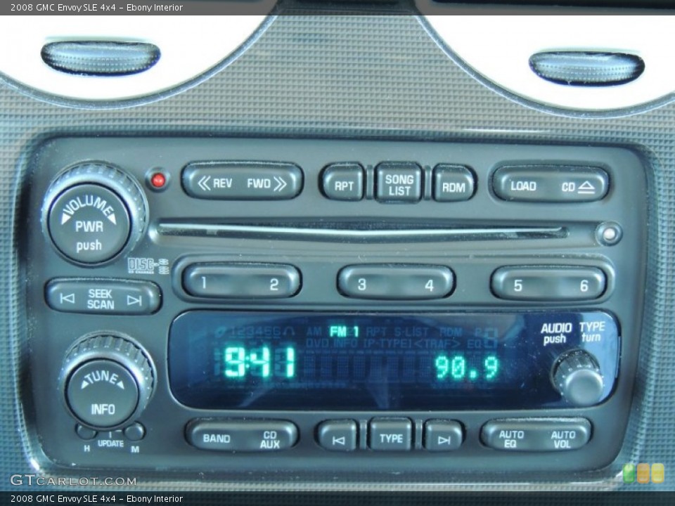 Ebony Interior Audio System for the 2008 GMC Envoy SLE 4x4 #77737460