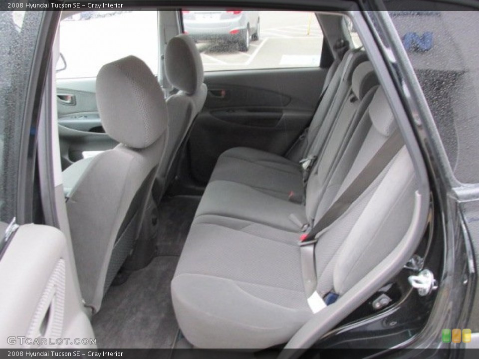 Gray Interior Rear Seat for the 2008 Hyundai Tucson SE #77737533